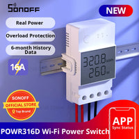 Sonoff Pow Elite 16a Smart Wifi Switch Controller mit Echtzeit-Strom verbrauchs messung Smart Home Gerät über Android iOS